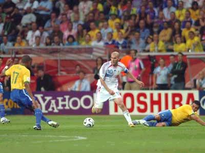 zidane contre bresil